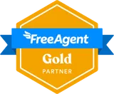 FreeAgent Gold Partner badge