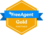 FreeAgent Gold Partner badge
